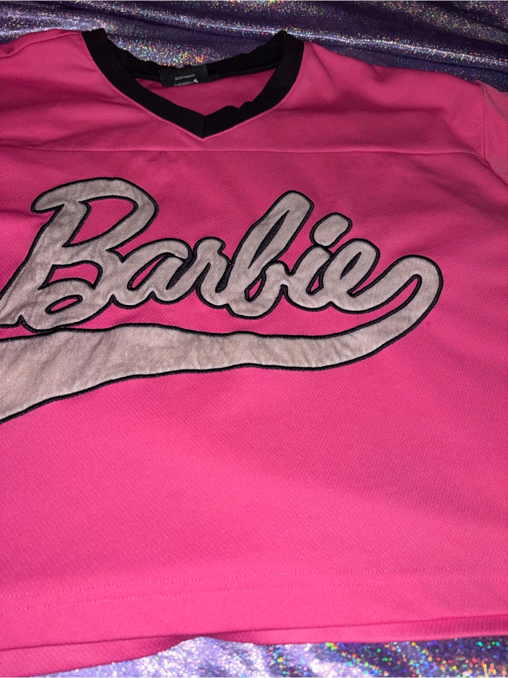 Malibu Barbie Cropped Jersey - Picture 4 of 6